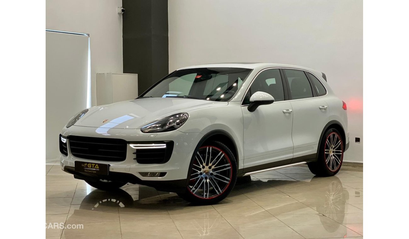 بورش كايان توربو 2015 Porsche Cayenne Turbo, Porsche Service History, Warranty, Immaculate Condition, GCC