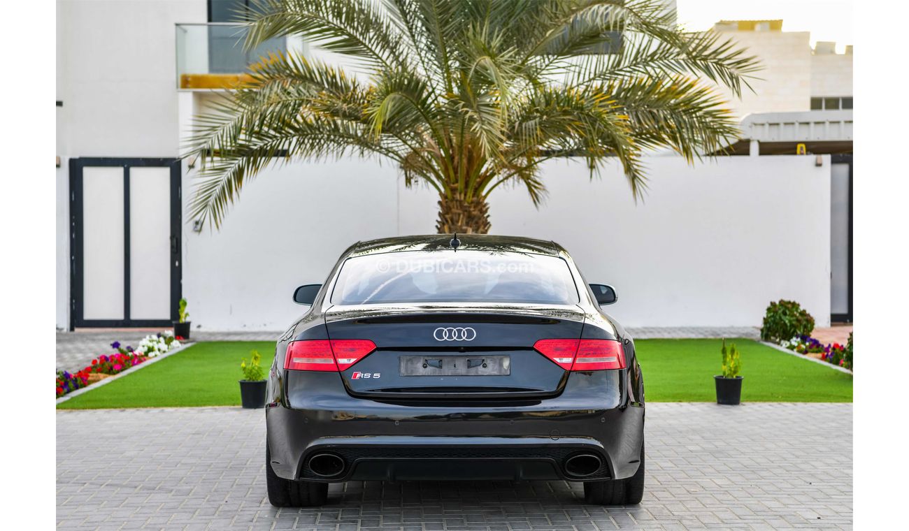 Audi RS5 4.2L V8 - 2011 - Under Warranty - AED 2,113 per month - 0% Downpayment