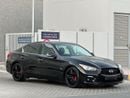 Infiniti Q50 3.0T Sport Black Edition INFINITI Q50 2017 GCC V6t ACCIDENT FREE // PEREFCT CONDITION // FULL OPITIO