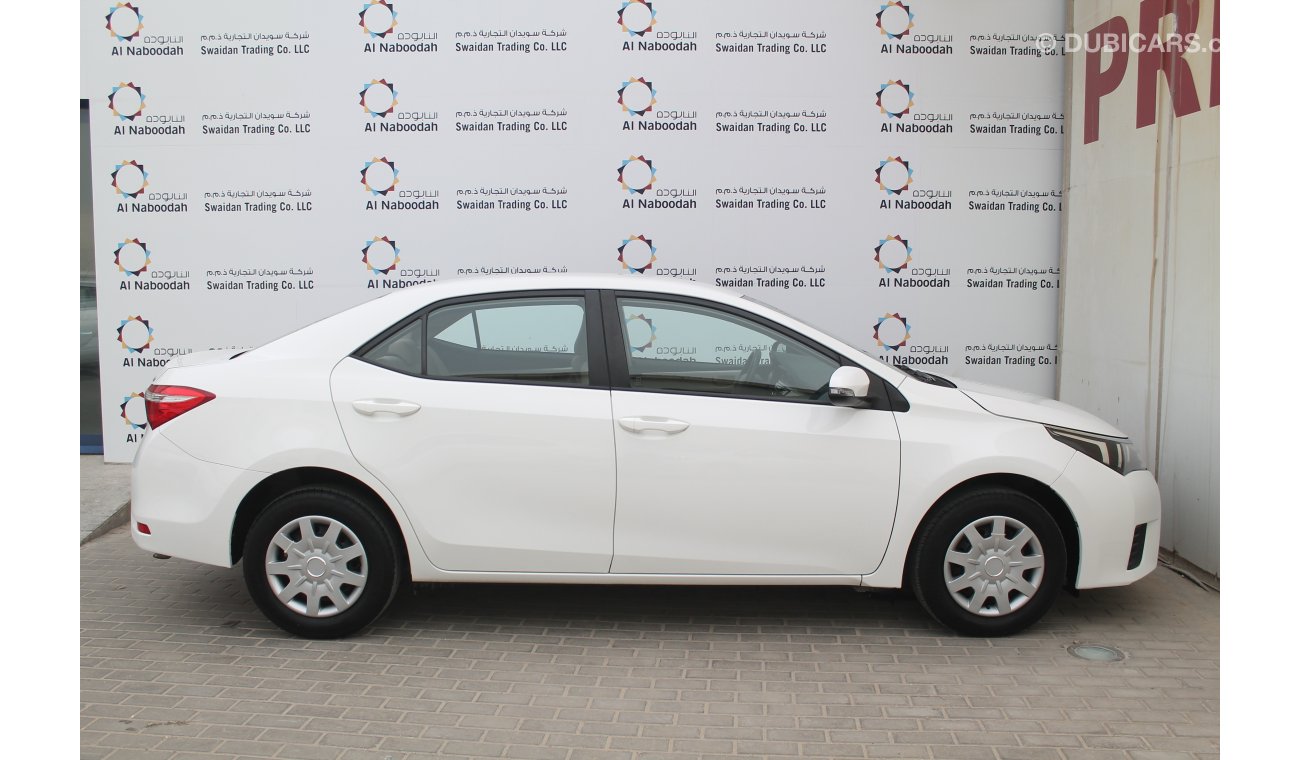 Toyota Corolla 1.6L SE 2016 GCC DEALER WARRANTY AND FREE INSURANCE