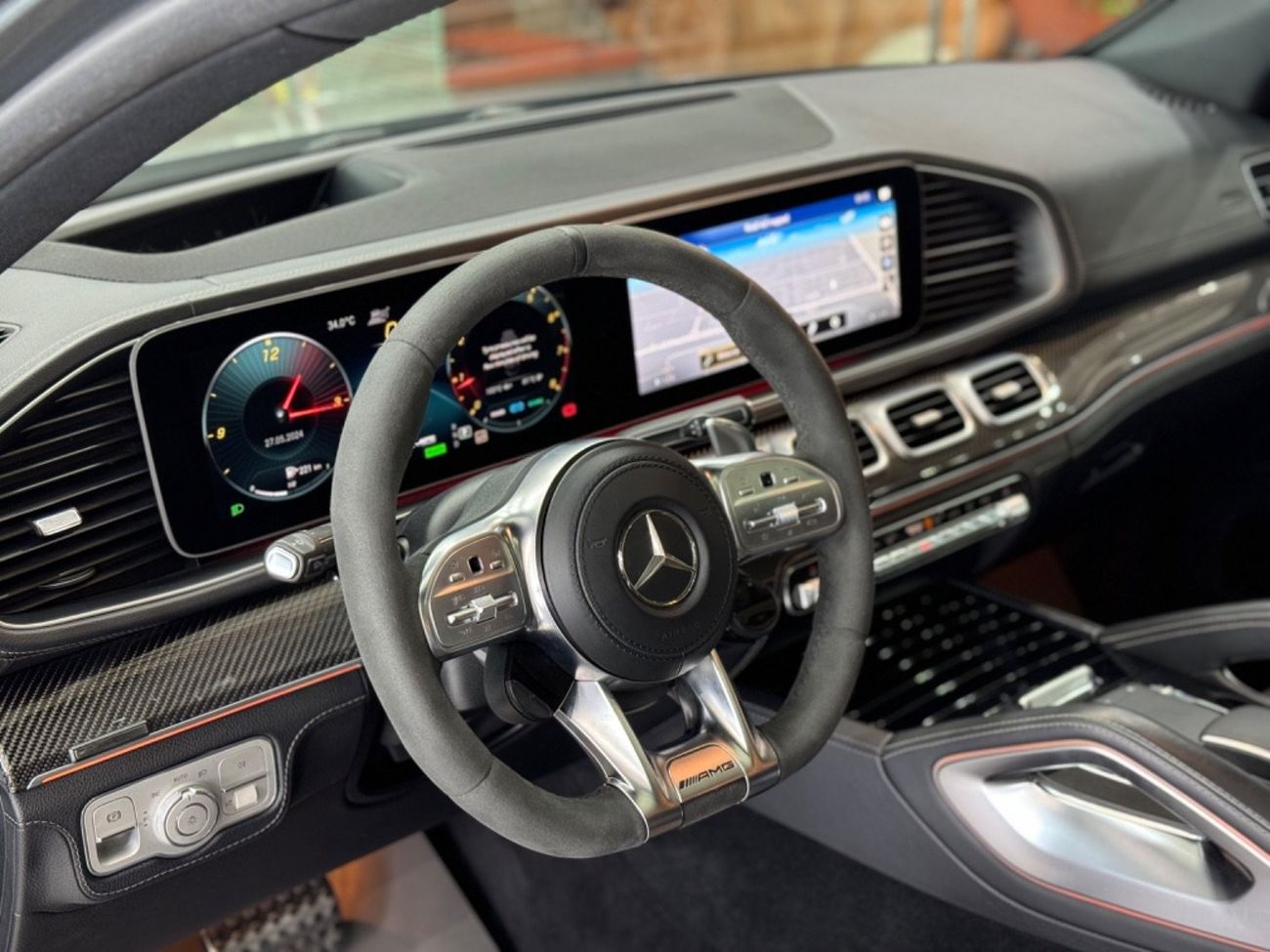 Mercedes-Benz GLE 53 Mercedes-Benz GLE 53 AMG, full option, Gulf, agency condition, paint, agency, under 5-year warranty,