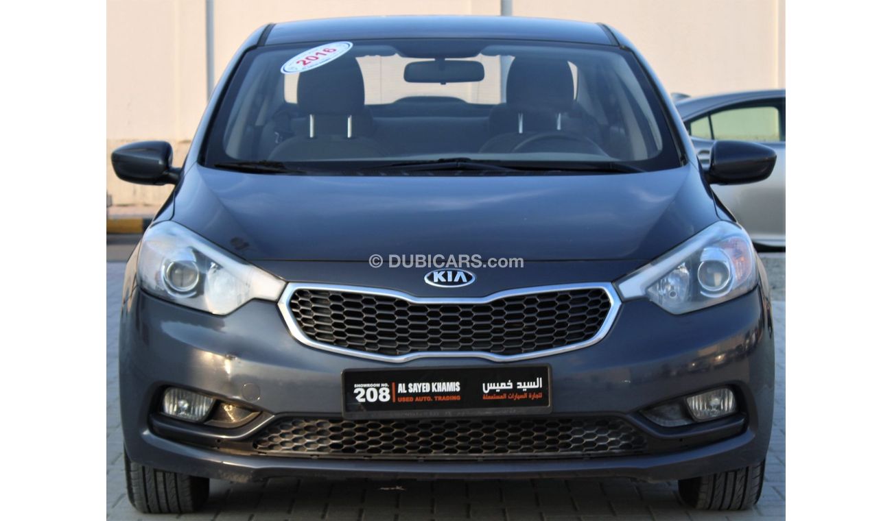 كيا سيراتو كيا سيراتو 2016 خليجي بحالة ممتازة بدون حوادث نظيفه جدا من الداخل والخارج