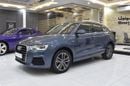 أودي Q3 35 TFSI S-LINE عرض ممتاز لسيارة أودي Q3 35TFSi S-Line (موديل 2017) باللون الأزرق بمواصفات خليجية