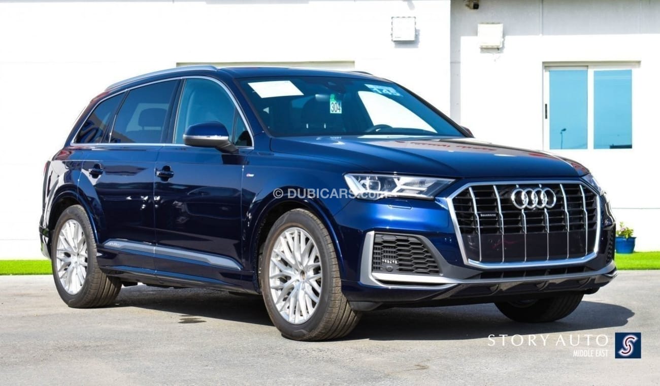 أودي Q7 55 TFSI MHEV Quattro S line V6 3.0L Aut. (For Local Sales plus 10% for Customs & VAT)