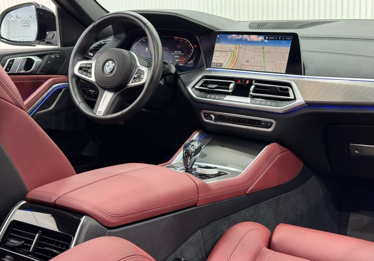 BMW X6 40i M Sport 3.0L 2022 BMW X6 xDrive40i M-Sport, 2027 BMW Warranty + Service Pack, Full Options, Very