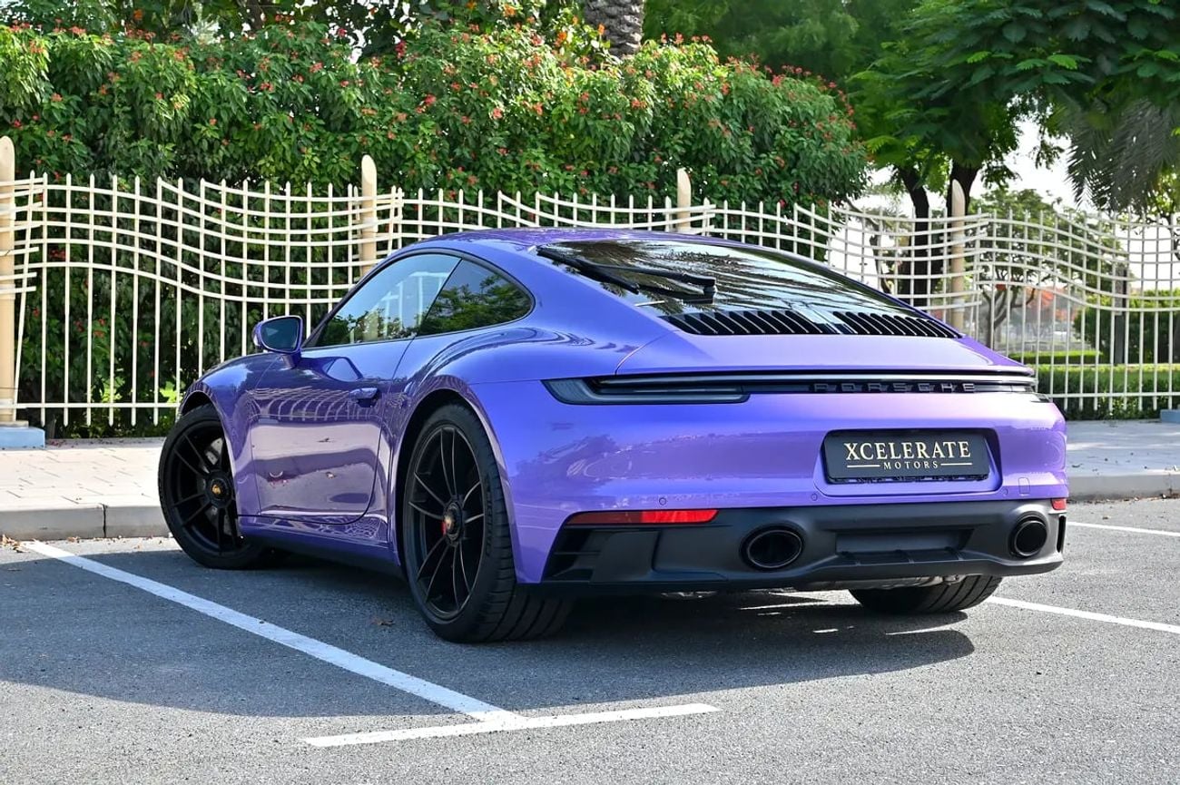 Porsche 911 CARRERA GTS Manual | Purple | 3.0L Twin-Turbo Flat-6 | 480 HP | 2,751 KM