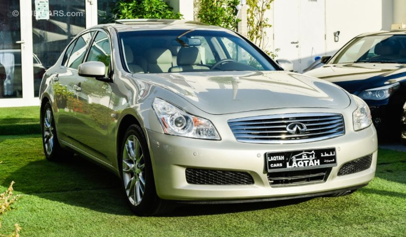 Infiniti G35 Model 2008 Gulf silver color number one leather hatch screen wheels Camera in excellent condition th