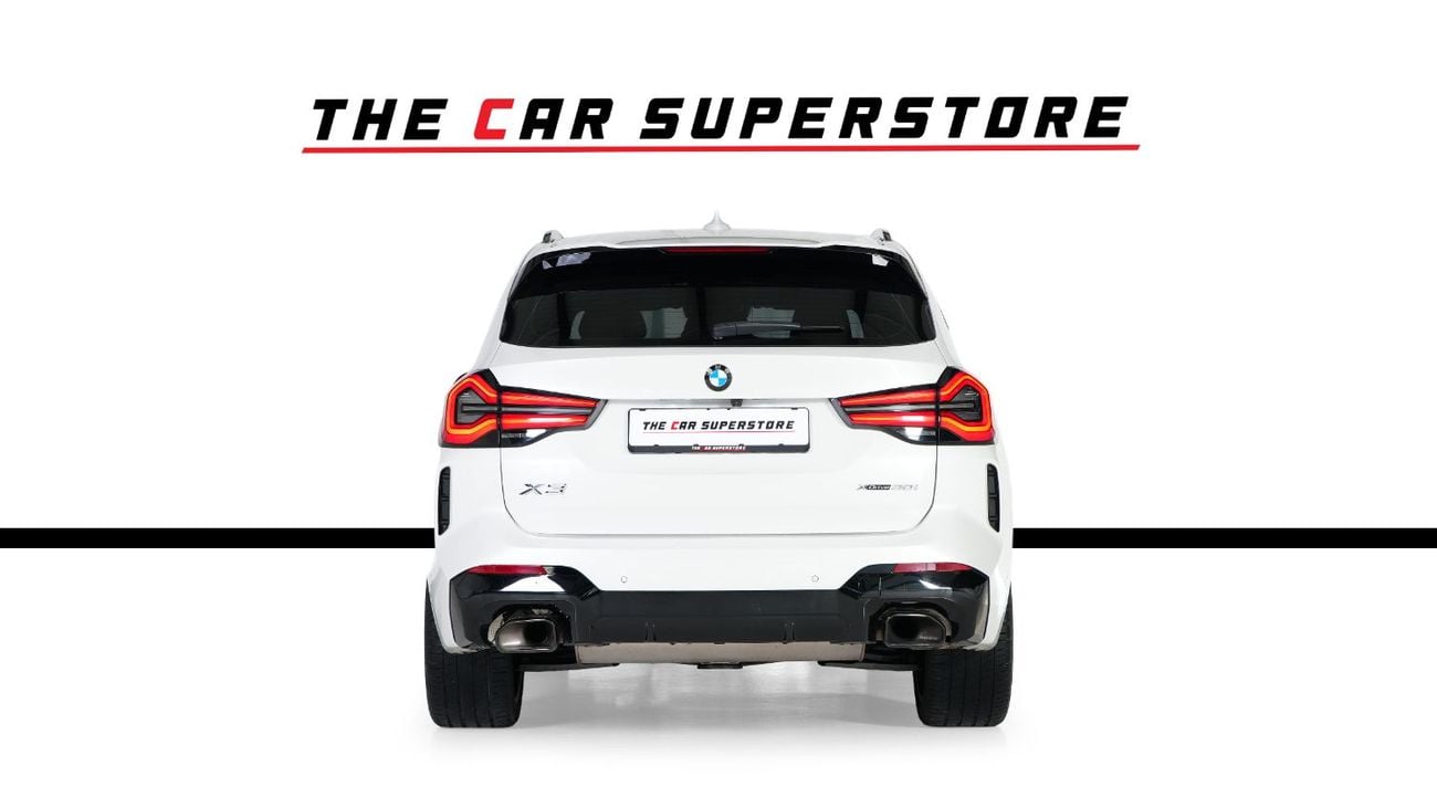 BMW X3 XDRIVE 30i M SPORT 1 Owner-BMW Warranty & Service Contract Until 09/2028-Pearl White