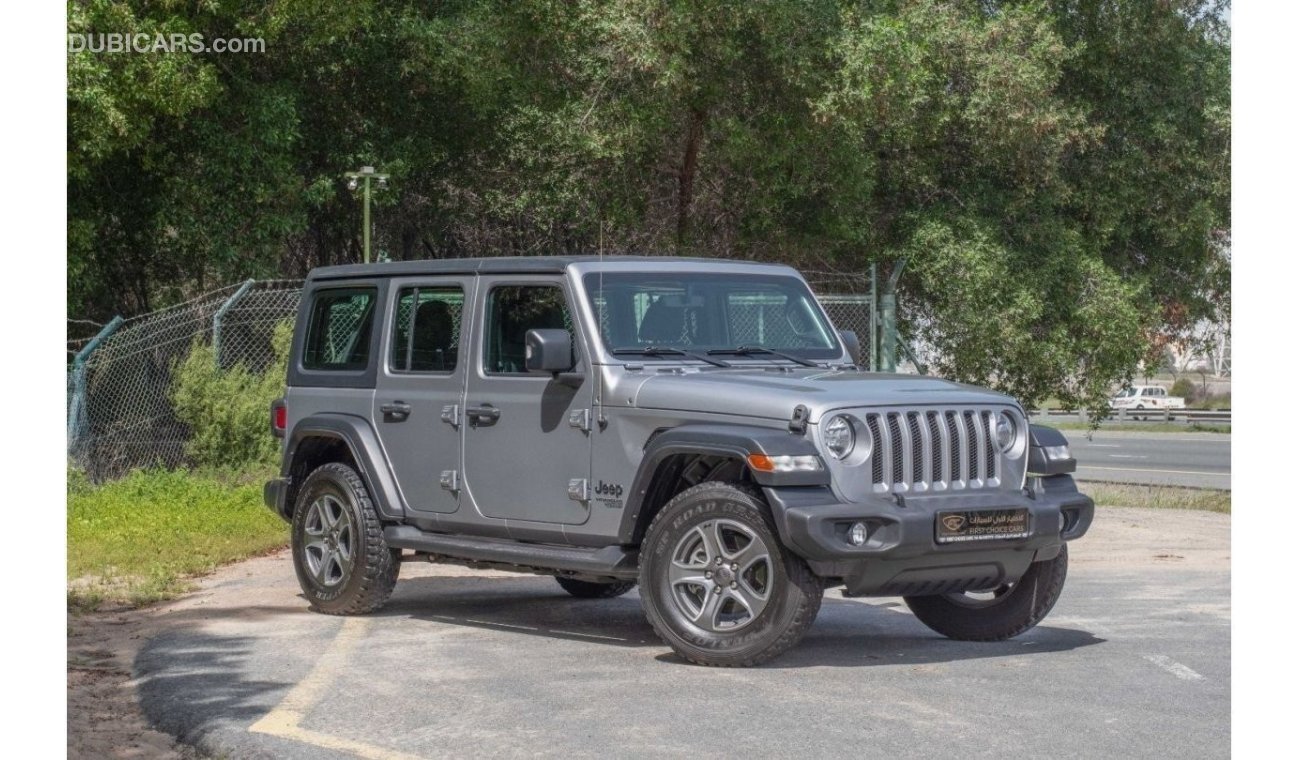 Jeep Wrangler AED 2,154/month 2021 | JEEP WRANGLER UNLIMITED | SPORT GCC | WARRANTY: VALID 25TH DEC 2026 | J37756