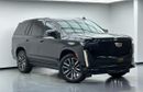 كاديلاك إسكالاد Sport Platinum 6.2L 4WD 2021 Cadillac Escalade 600 Sport, Cadillac Warranty + Service Pack, Fully Lo