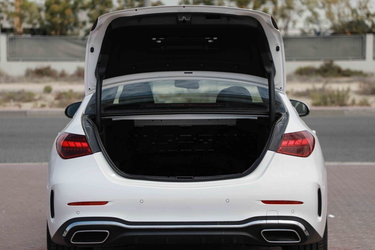 مرسيدس بنز C 200 2025 MERCEDES BENZ C200 L SPORT 1.5 Hybrid - WHITE inside BLACK | Export Only