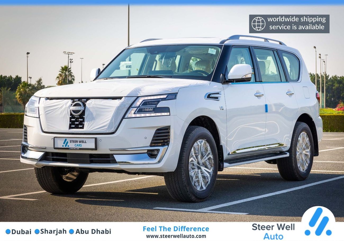 Nissan Patrol LE Titanium 5.6L / Warrior V8 / 7 4WD A/T Petrol / The Best Luxury SUV - GCC - Book Now