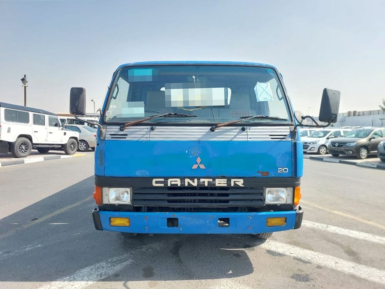 ميتسوبيشي فوسو كانتير MITSUBISHI CANTER ALUMINIUM BODY TRUCK RHD 1989 MODEL 4.2 L DIESEL MANUAL(PM22104)