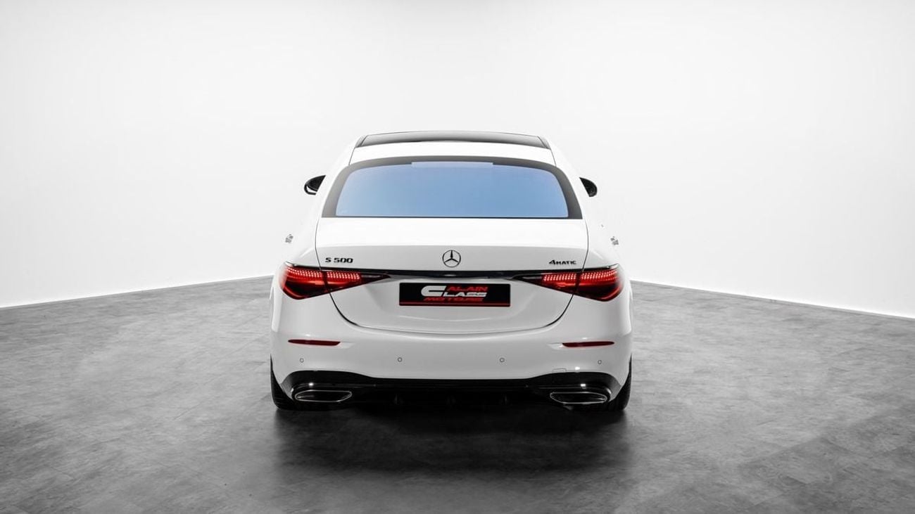 Mercedes-Benz S 500 4MATIC - 2025 - GCC Specs - Under Warranty and Service Contract