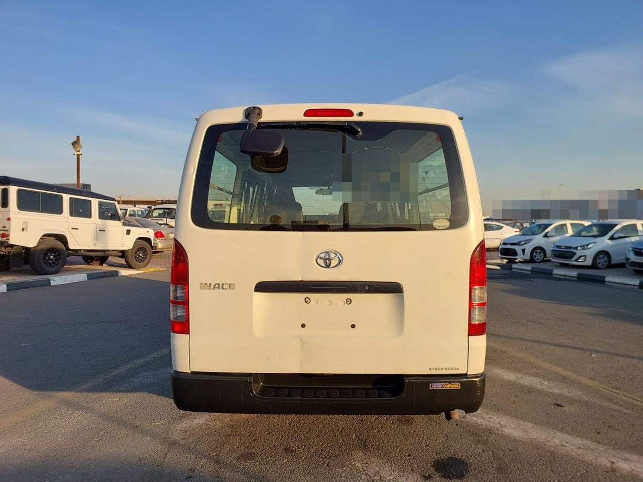 تويوتا هاياس TOYOTA HIACE VAN RHD 2015 MODEL 3.0 L DIESEL MANUAL(PM96484)