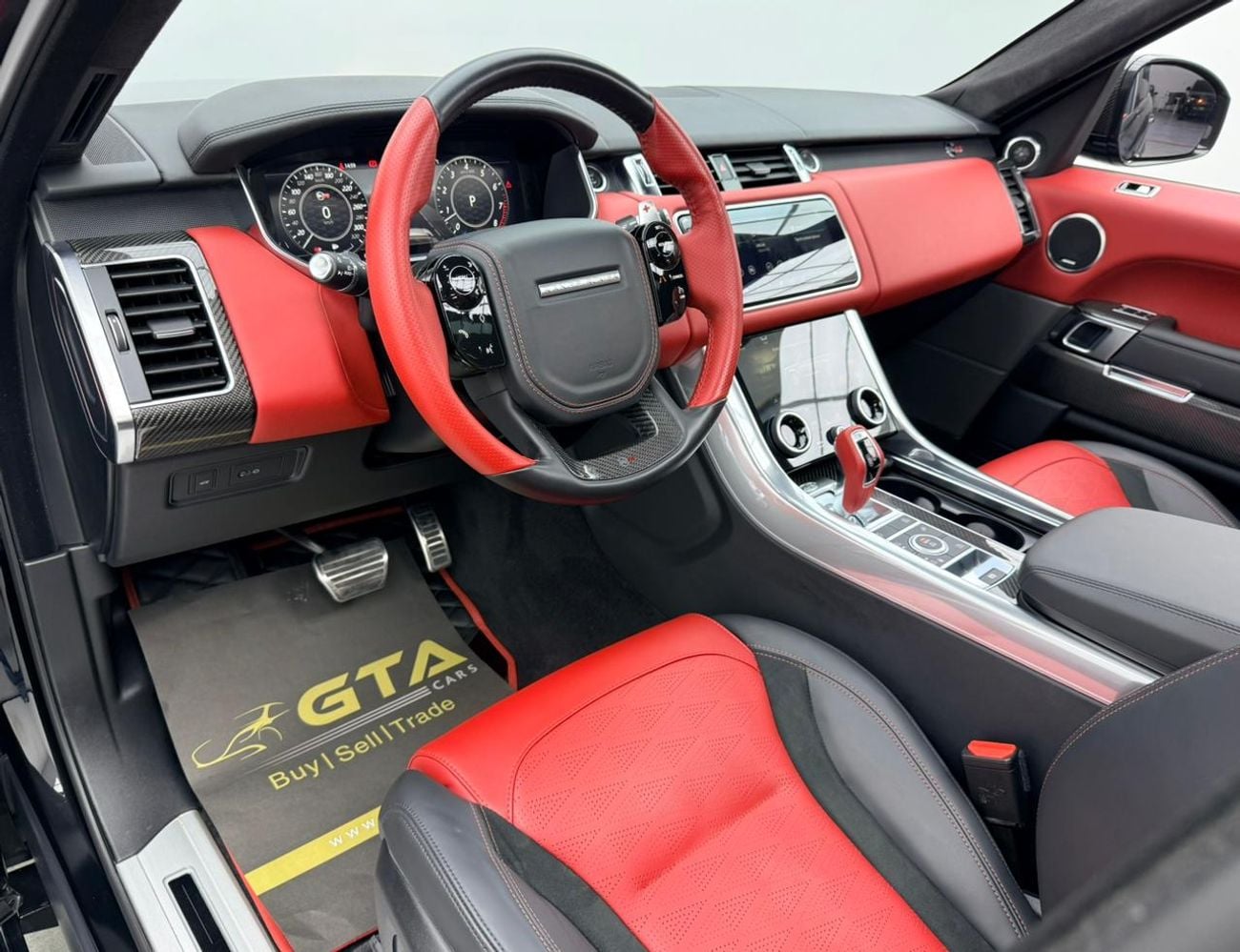 Land Rover Range Rover Sport 2022 Range Rover Sport SVR Carbon Edition, Warranty, Full Service History, Very Low Km, GCC Standard