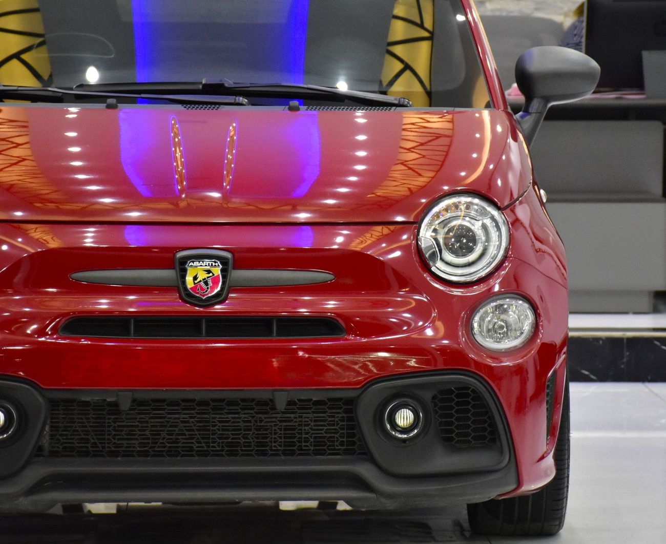 Abarth 695 EXCELLENT DEAL for our Abarth 695 Turismo Cabrio ( 2023 Model ) in Red Color GCC Specs