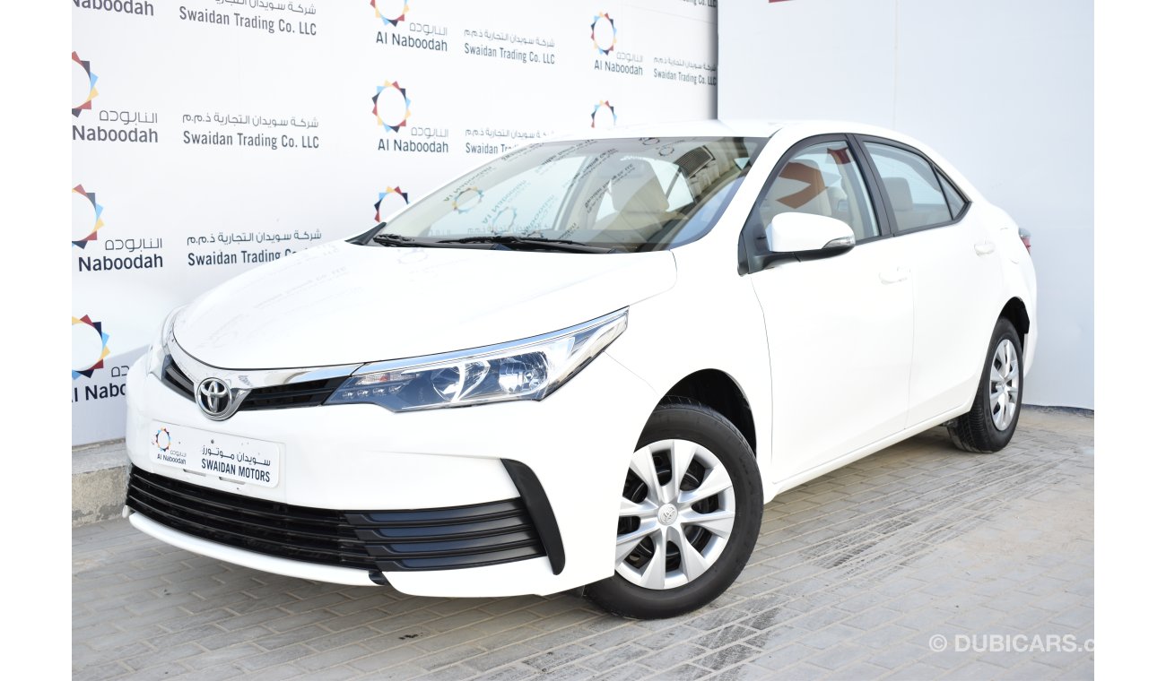 Toyota Corolla 1.6L SE 2018 GCC DEALER WARRANTY