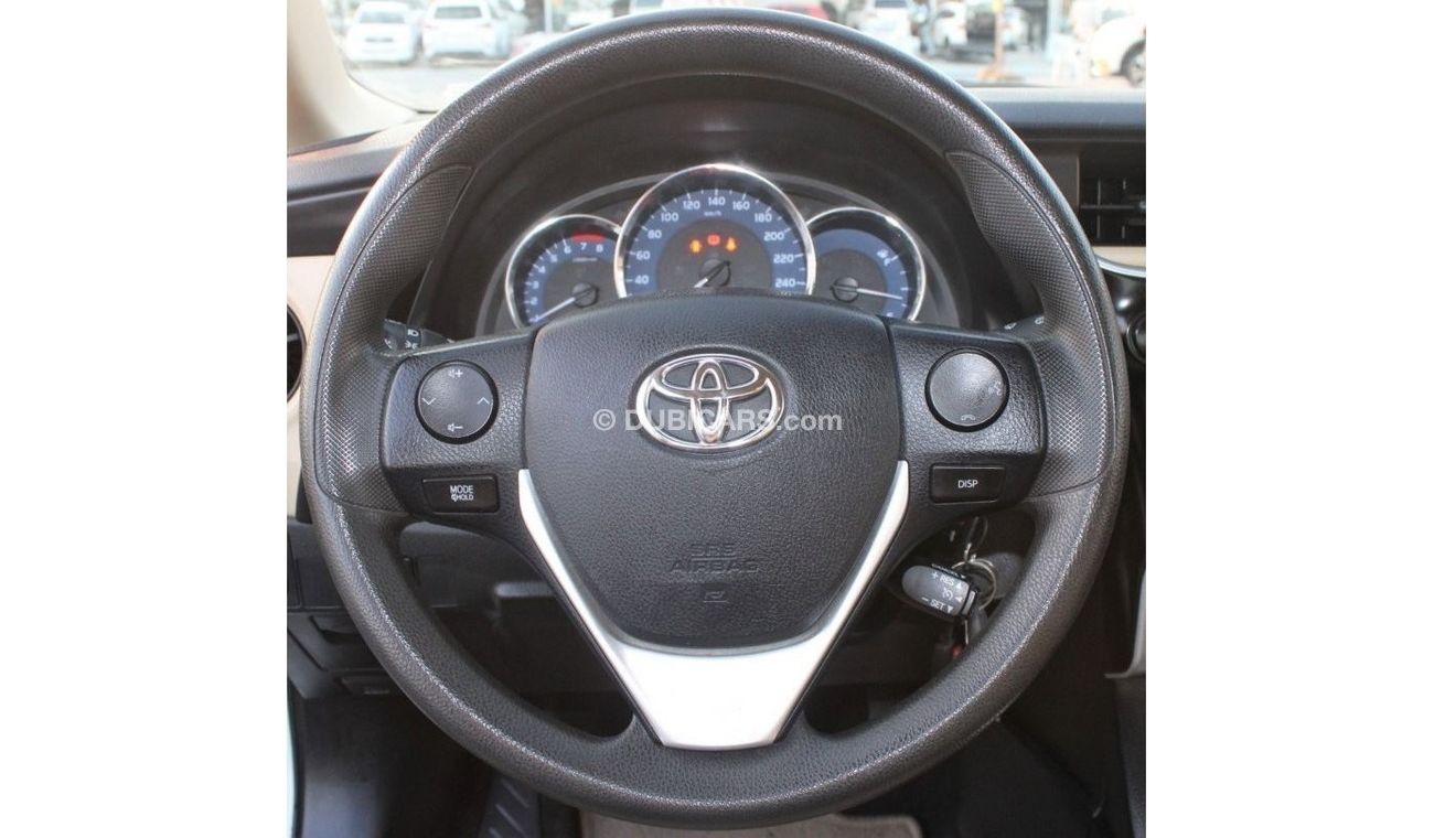 تويوتا كورولا XLI تويوتا كرولا 2019 ابيض خليجي  1.6 بحالة ممتازة بدون حوادث