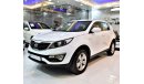 كيا سبورتيج ORIGINAL PAINT ( صبغ وكاله ) KIA Sportage 2014 Model! White Color! GCC Specs