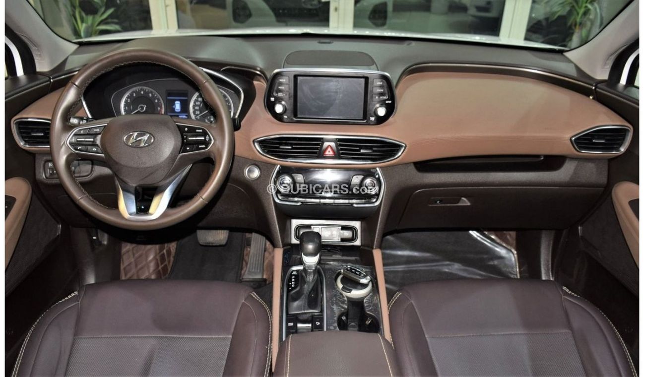 Hyundai Santa Fe EXCELLENT DEAL for our Hyundai SantaFe 2019 Model!! in White Color! GCC Specs