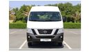 Nissan Urvan NV350 | 13 Seater Passenger Van | Excellent Condition | GCC