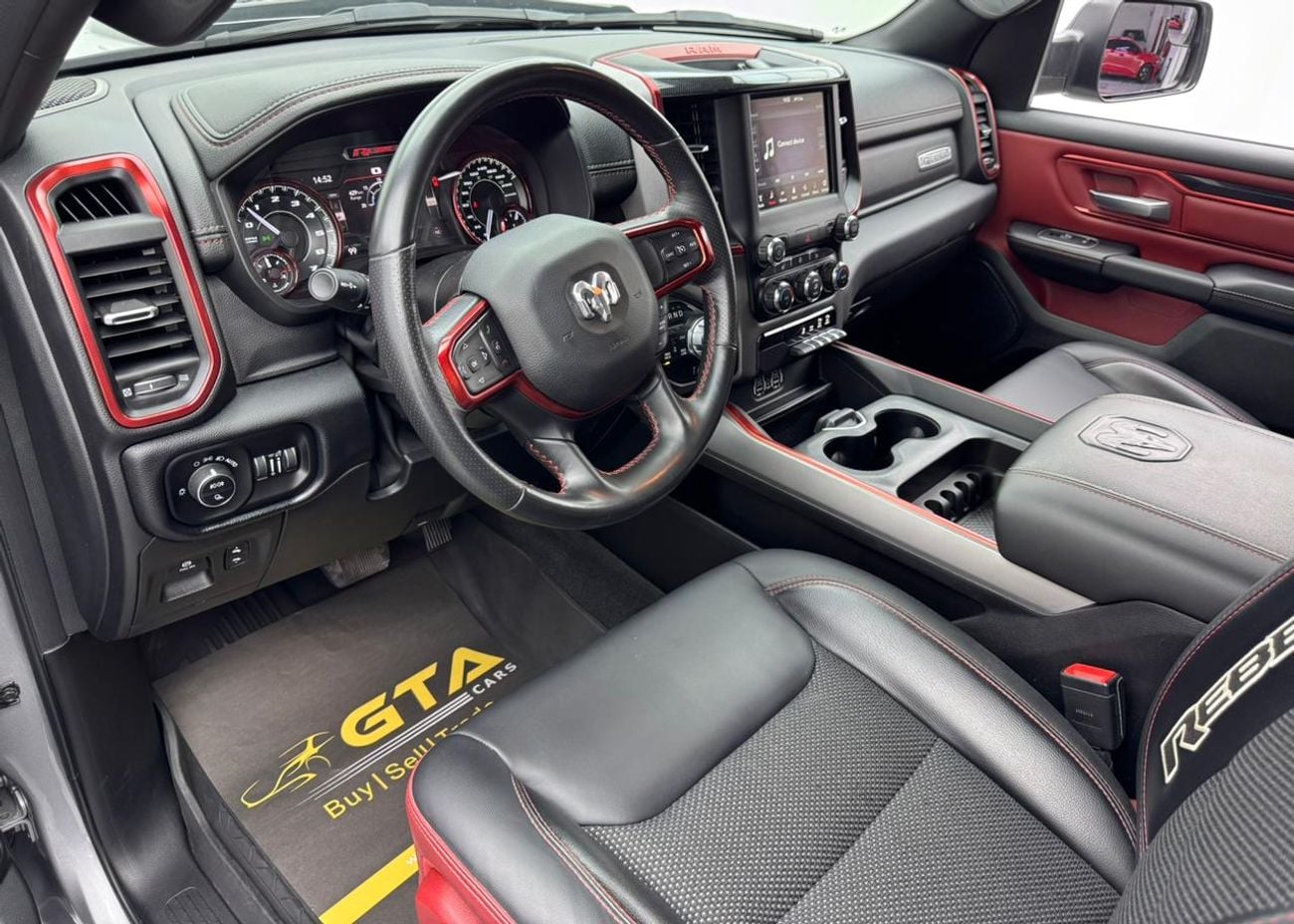 رام 1500 Rebel Crew Cab 5.7L 2021 Dodge RAM 1500 Rebel, 2028 Dodge Warranty, Full Dodge Service History, Full