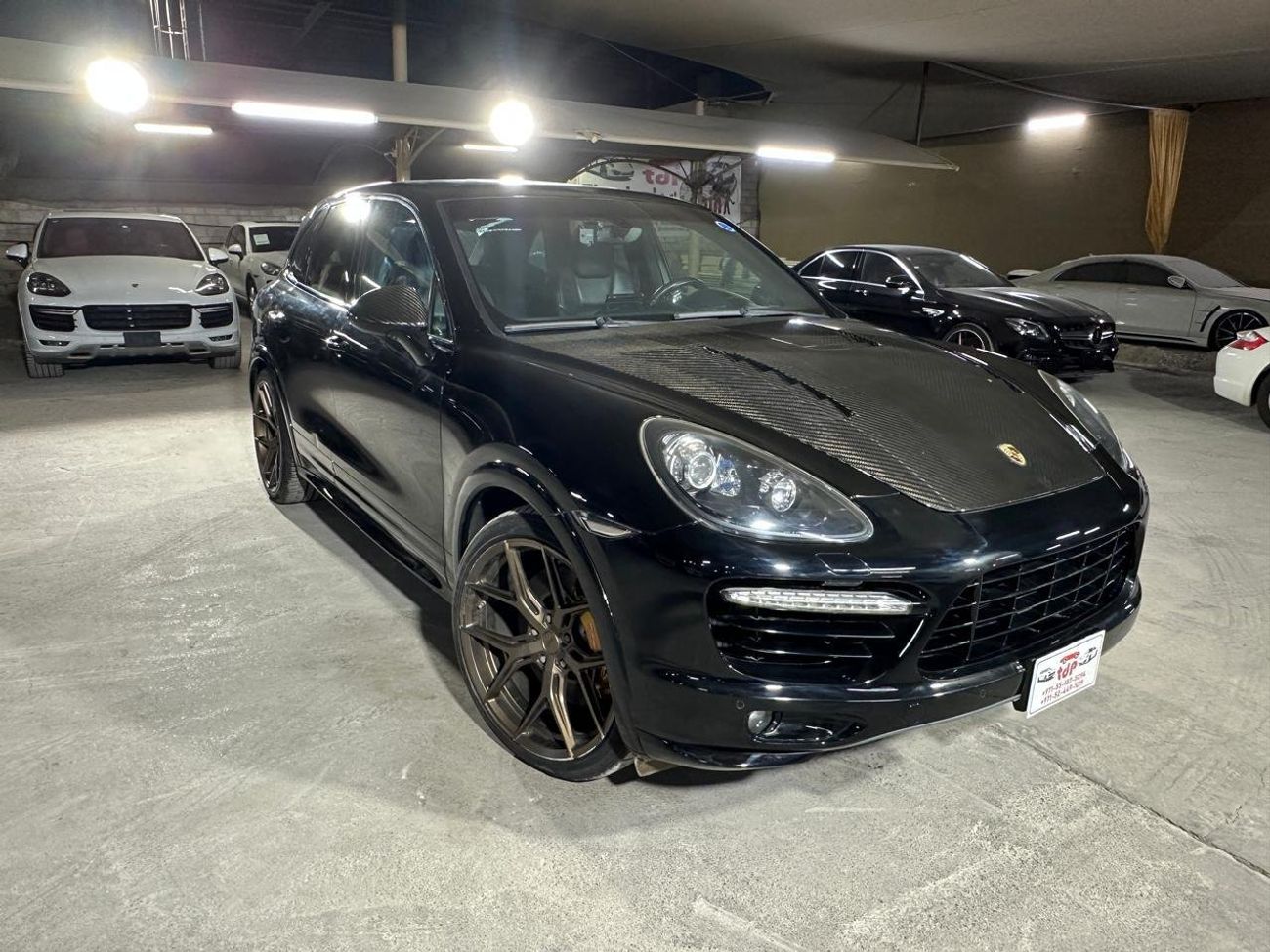 Porsche Cayenne Turbo 4.8L (500 HP) | MANSORY CARBON BONNET | MANSORY CARBON INTERIOR | VOSSEN 22 INCH ALLOY WHEELS