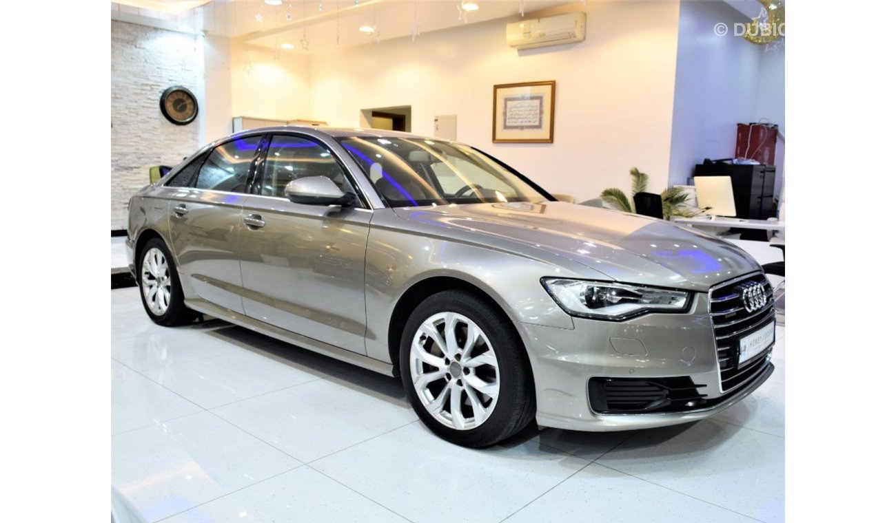 أودي A6 ORIGINAL PAINT ( صبغ وكاله ) AUDI A6 V6-FSi QUATTRO 2016 Model!! in Beige Color! GCC Specs