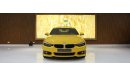 BMW 420i ,GCC SPECS,FULL SERVICE HISTORY,UNDER WARRANTY.