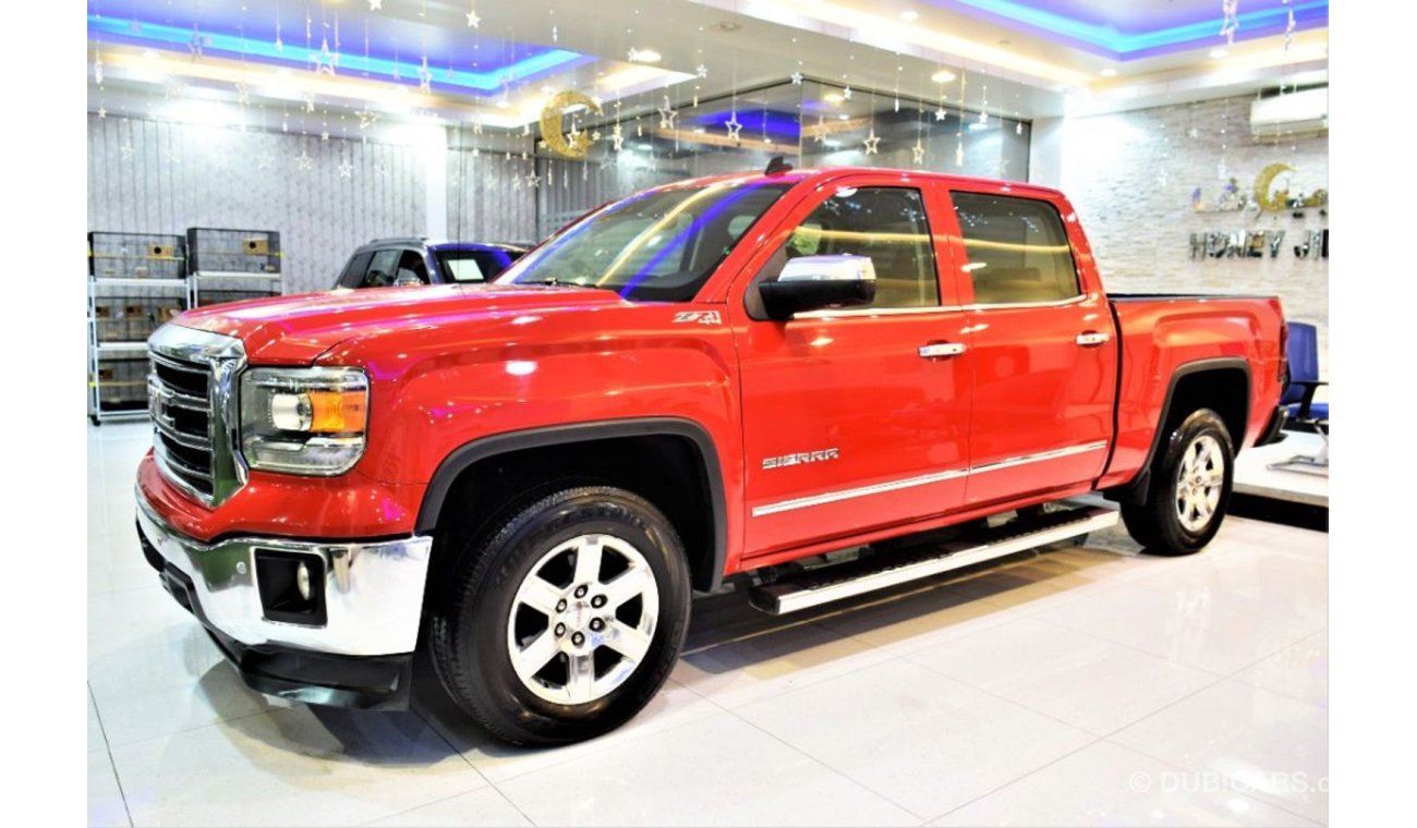 GMC Sierra Amazing GMC Sierra Z71 4x4 SLT 2014 Model!! in Red Color! GCC Specs