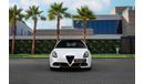 Alfa Romeo Giulietta Veloce | 1,537 P.M  | 0% Downpayment | Agency Warranty!