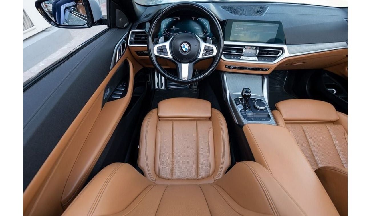 BMW 420i M Sport 2.0L BMW 420i M-Sport Convertible 2022 GCC under Agency Warranty and Service Contract with F