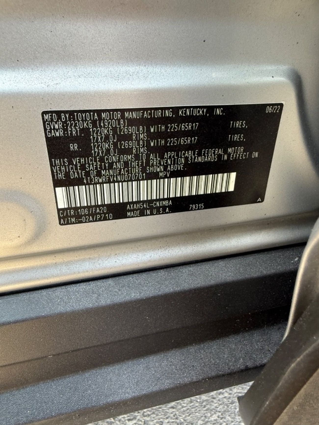 Toyota RAV4 VXR HEV 2.5L (219 HP) AWD