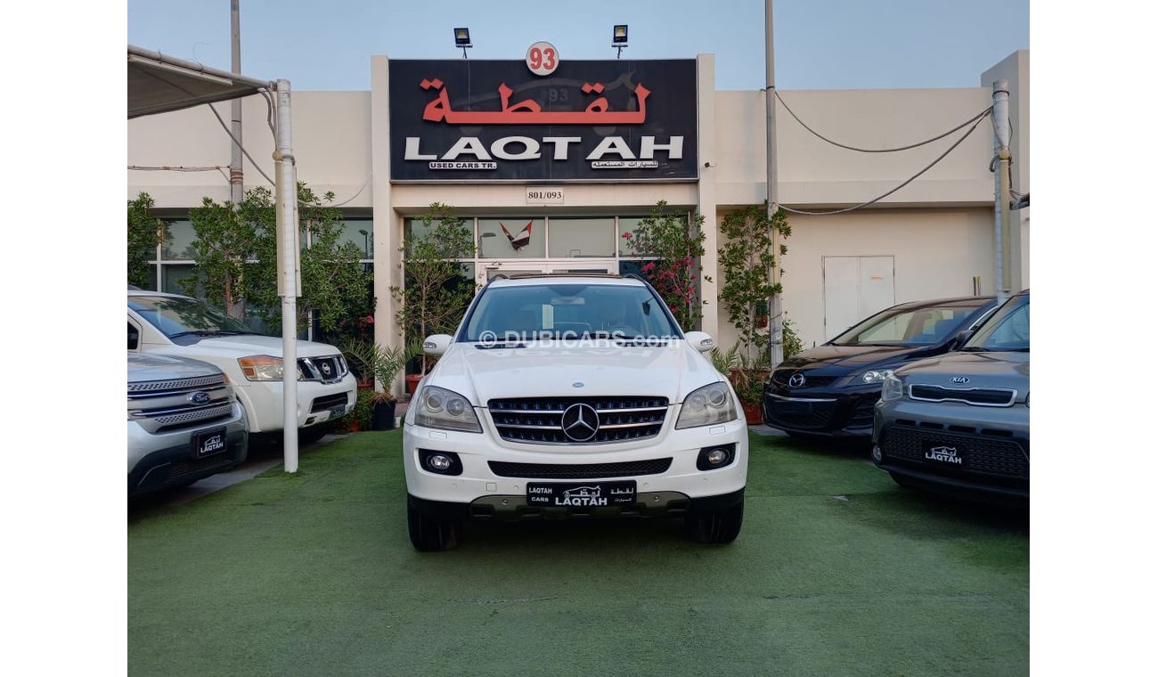 مرسيدس بنز ML 350 خليجى موديل 2006 رقم واحد فتحة جلد مثبت سرعة تحكم رنجات حساسات بحالة ممتازة