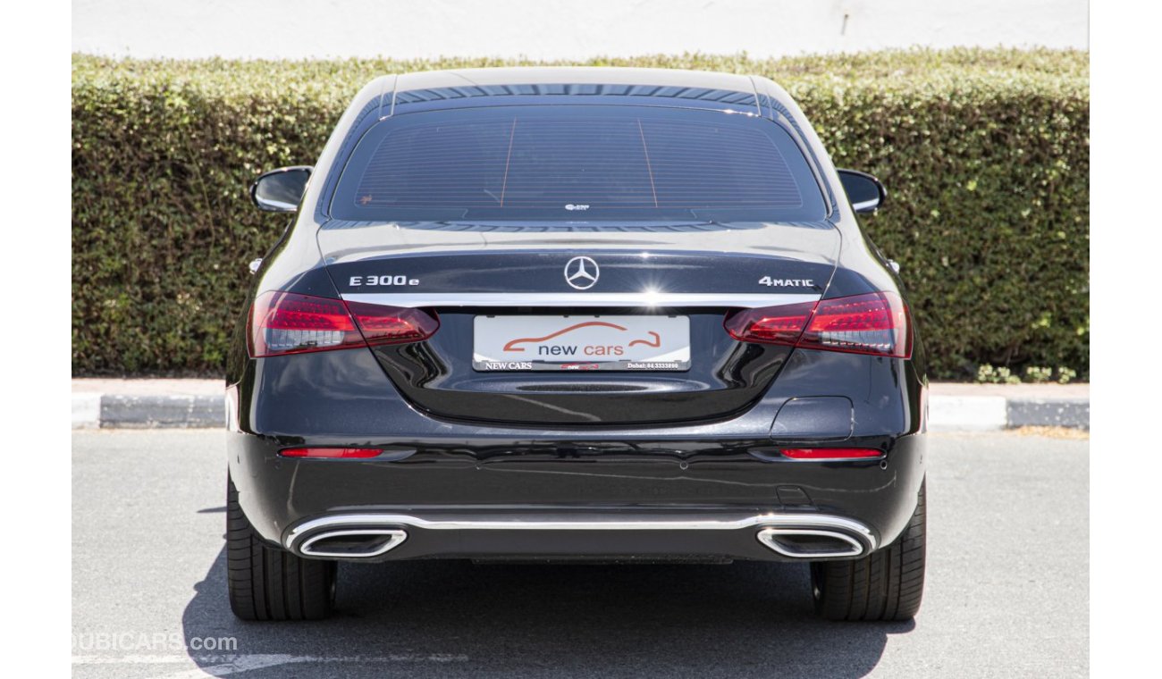 Mercedes-Benz E300 4MATIC HYBRID - 2021 - 4115 AED/MONTHLY - 1 YEAR WARRANTY UNLIMITED KM AVAILABLE