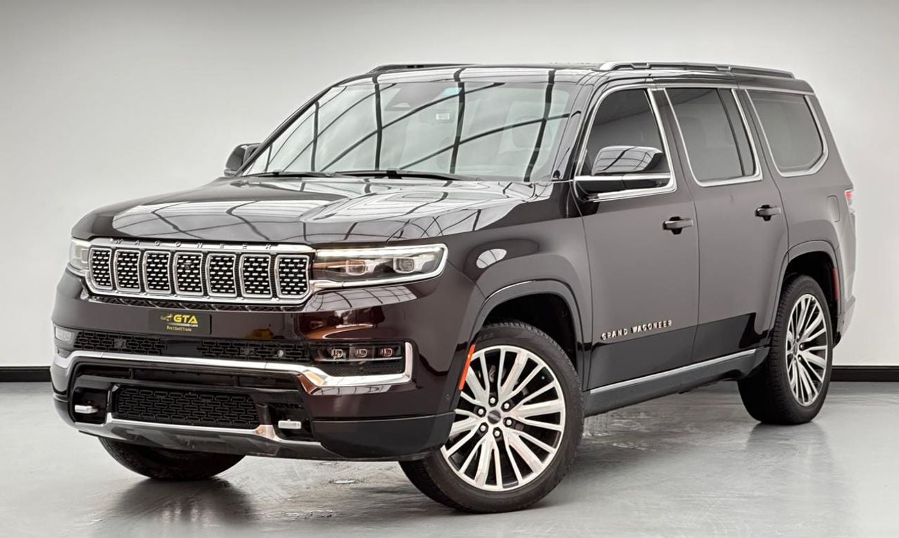 جيب واجونير 2023 Jeep Grand Wagoneer Series 3, 07/2028 Jeep Warranty, Jeep Full Service History, GCC
