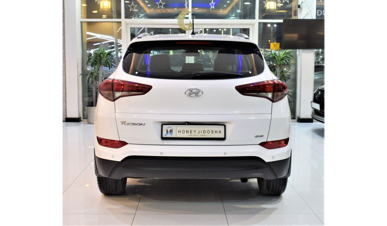 Hyundai Tucson VERY LOW MILEAGE and EXCELLENT DEAL for our Hyundai Tucson 4WD 2016 Model! in White Color! GCC Specs