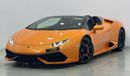 لامبورغيني هوراكان Spyder LP610-4 (610 HP) 2017 Lamborghini Huracan Spyder LP610-4, Full Service History, Excellent Con