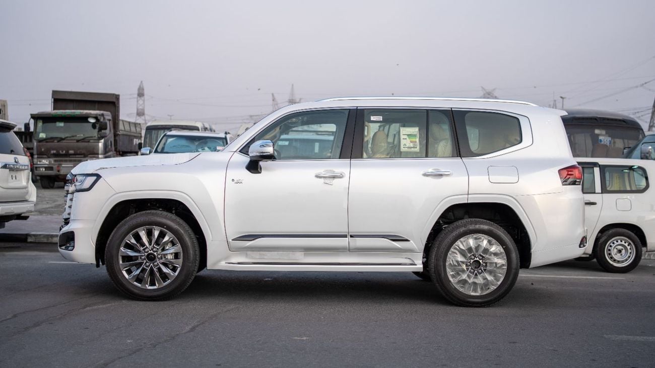 تويوتا لاند كروزر 2026 Toyota Land Cruiser 300 VXR 3.5L AT Hybrid (White-Beige)