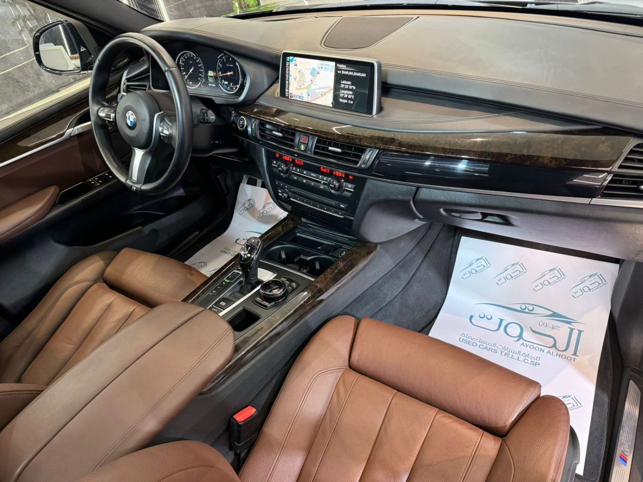 بي أم دبليو X5 50i Luxury 4.4L (7 Seater) AMAZING BMW X5 V8 || 7 SEATS || FULL OPTIONS || GCC II ACCIDENTS FREE I|