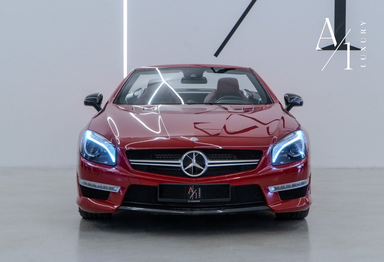 مرسيدس بنز SL 63 AMG 2013 Mercedes SL 63, Excellent Condition, Carbon Fibre Accents, Fully Loaded, GCC Spec