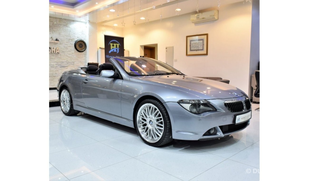 BMW 645 EXCELLENT DEAL for our BMW 645Ci CONVERTIBLE ( 2004 Model! ) in Silver Color! GCC Specs