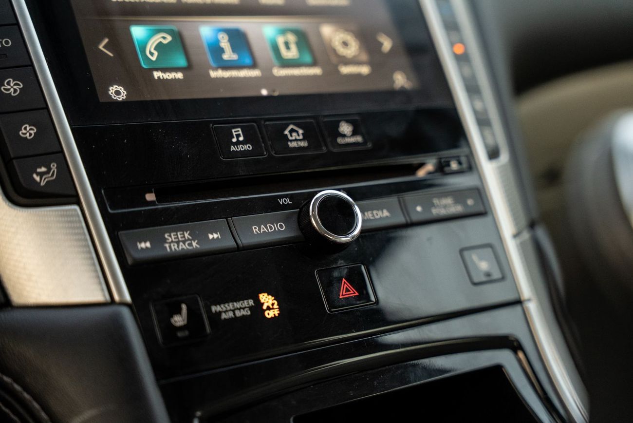 Infiniti Q50 3.0T Sport Black Edition Full Option 3.0L Twin Turbo V6 GCC 2021 Low Mileage in Perfect Condition