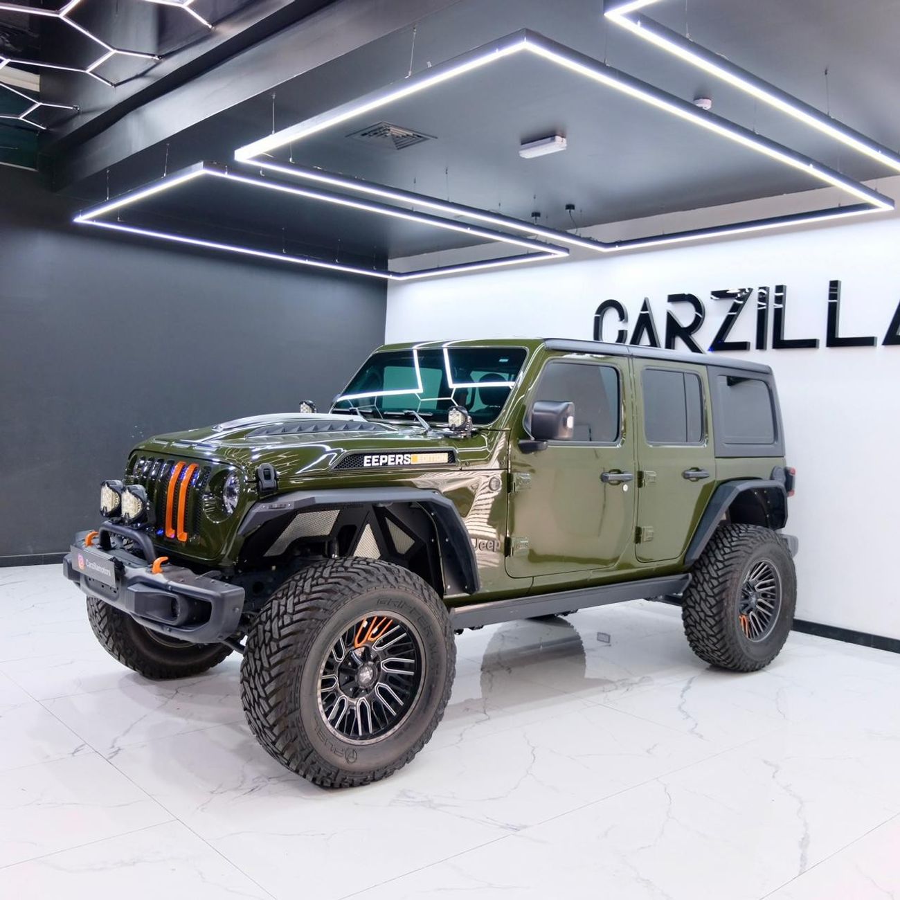جيب رانجلر Jeep Wrangler Unlimited Sport 2022 4WD-GCC-Car is in Excellent Condition-Fully Modified from Jeepers