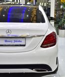 Mercedes-Benz C 200 EXCELLENT DEAL for our Mercedes Benz C200 ( 2015 Model ) in White Color GCC Specs