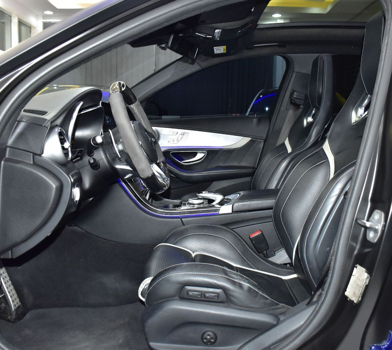 مرسيدس بنز C 63 S EXCELLENT DEAL for our Mercedes Benz C63s AMG ( 2020 Model ) in Matte Black Color European Specs