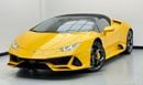 Lamborghini Huracan Evo Spyder 2023 Lamborghini Huracan Evo Spider, Lamborghini Warranty, Lamborghini Service History, GCC