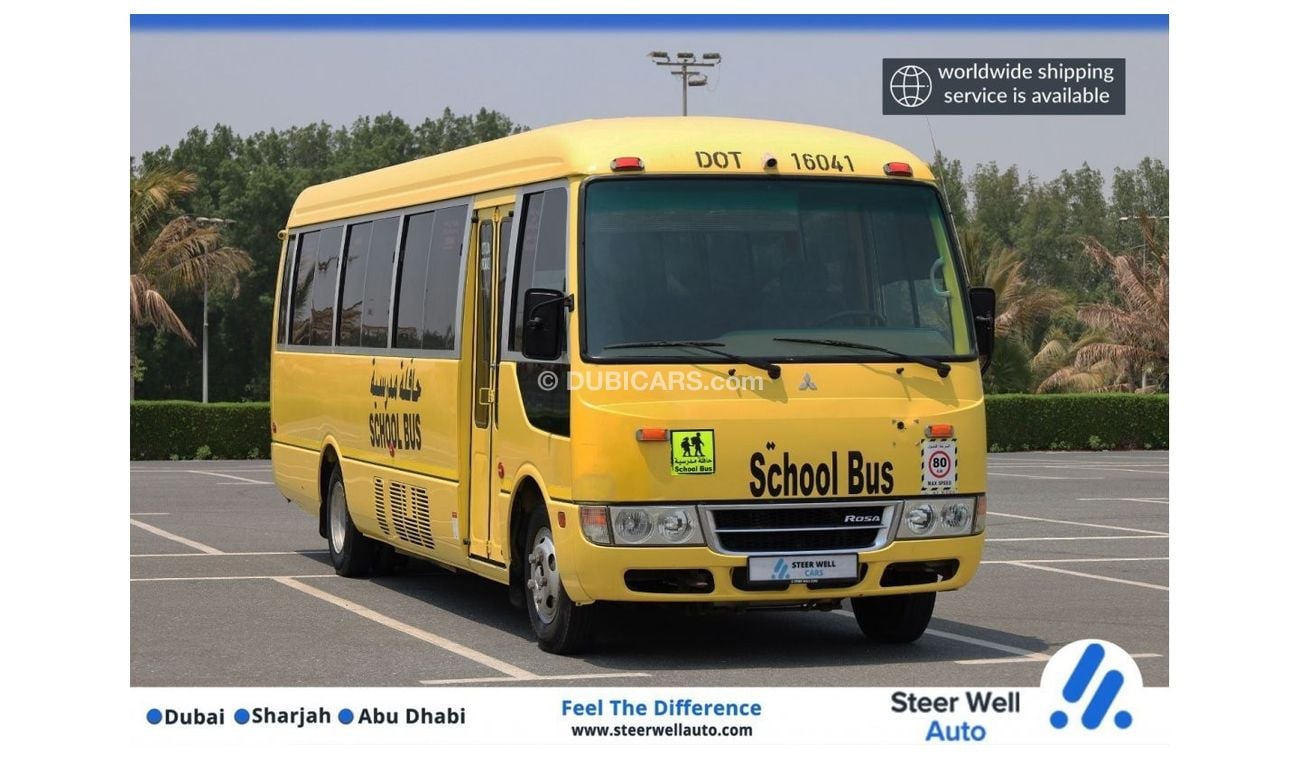 Mitsubishi Rosa PRICE DROP - 2016 SCHOOL BUS WITH 32 SEATS | LOW MILEAGE | WELL MAINTAINED | LIMITED TIME OFFER