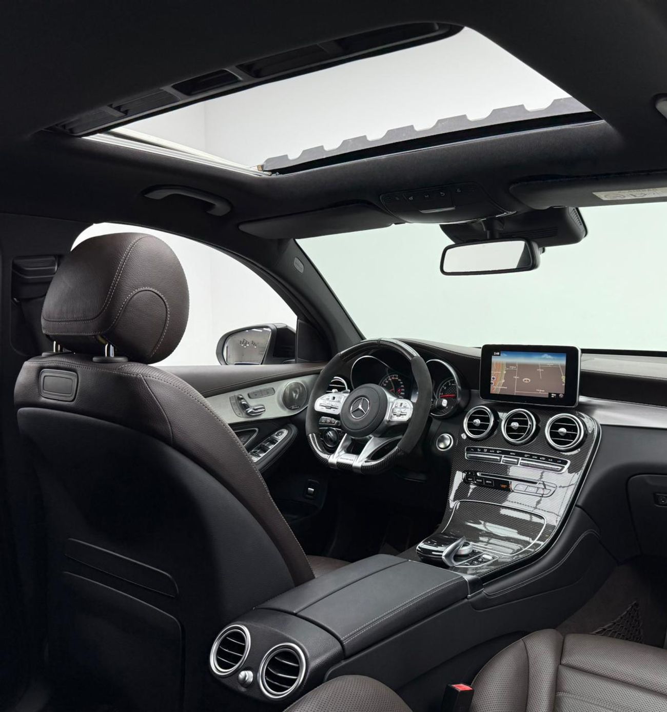 مرسيدس بنز GLC 43 AMG 4MATIC 3.0L (367 HP) 2017 Mercedes Benz GLC43 AMG 4MATIC+ Coupe, 2026 AAA Warranty, Excellent Condit